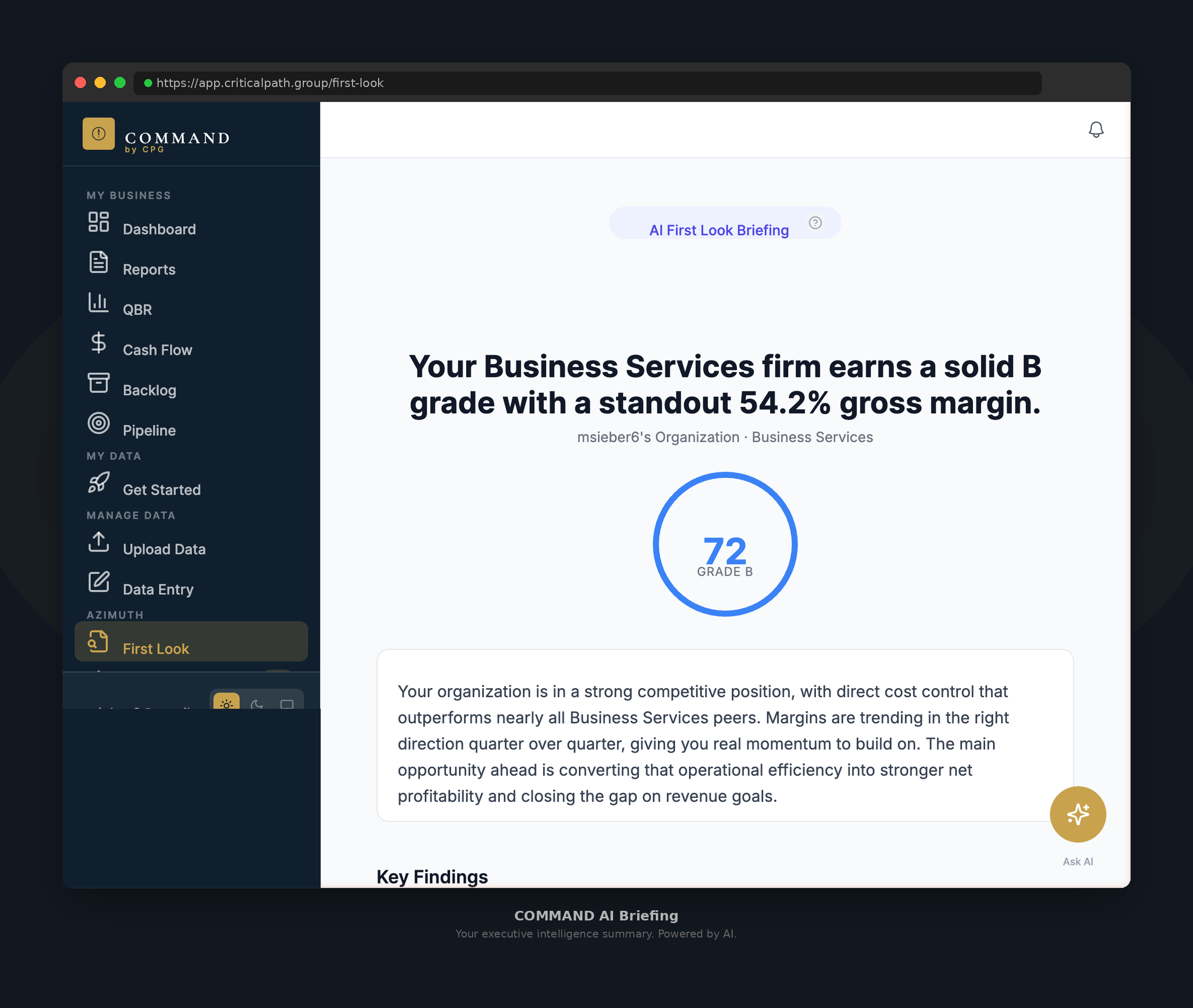 One-Click Executive Briefings
